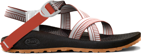 Side profile of Z/1 sandal in cinnabar.