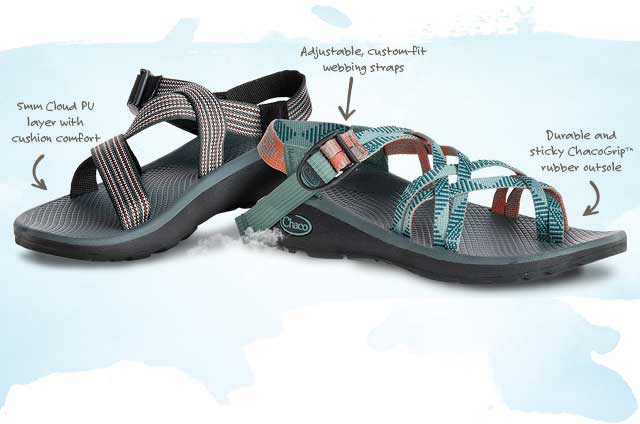 chaco footbeds